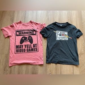 Kids Graphic tees bundle size M